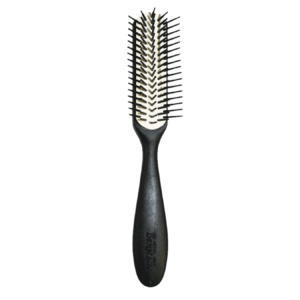 Denman D143N Blanco y Negro - Mango Largo - 5 hileras