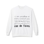 Sudadera unisex con cuello redondo y forro polar Softstyle de peso medio - 'Cap de Faves'