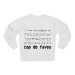 Sudadera unisex con cuello redondo - Cap de faves
