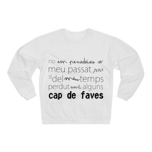 Sudadera unisex con cuello redondo - Cap de faves