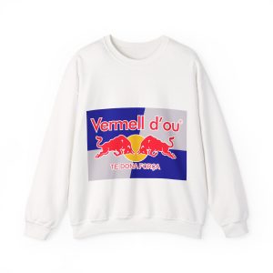 Sudadera unisex con cuello redondo Heavy Blend™-  Vermell d’ou