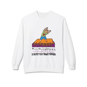 Sudadera unisex con cuello redondo y forro polar Softstyle de peso medio - No ets de Vilafranca