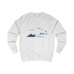Sudadera unisex - Silueta del horizonte de Mallorca