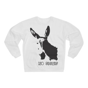 Sudadera unisex con cuello redondo - "No Siguís"