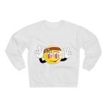 Sudadera unisex con cuello redondo - Emoji Ibiza Hippie