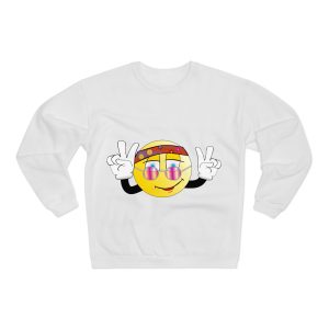 Sudadera unisex con cuello redondo - Emoji Ibiza Hippie