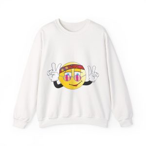 Sudadera unisex con cuello redondo Heavy Blend™ - Emoji Ibiza Hippie