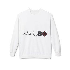 Sudadera unisex con cuello redondo y forro polar Softstyle de peso medio - Ara va de BO - Clasic