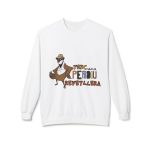 Sudadera unisex con cuello redondo y forro polar Softstyle de peso medio - Tenc una perdiu revetllera