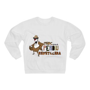 Sudadera unisex con cuello redondo - Tenc una perdiu revetllera