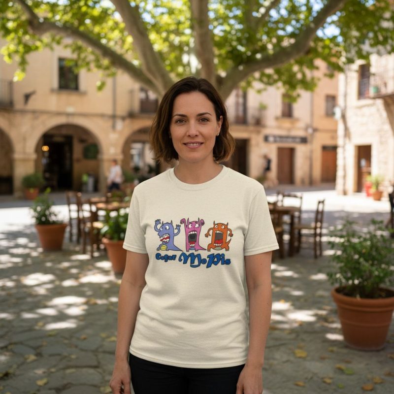 Camiseta Caçar Mopis - foto de estilo de vida