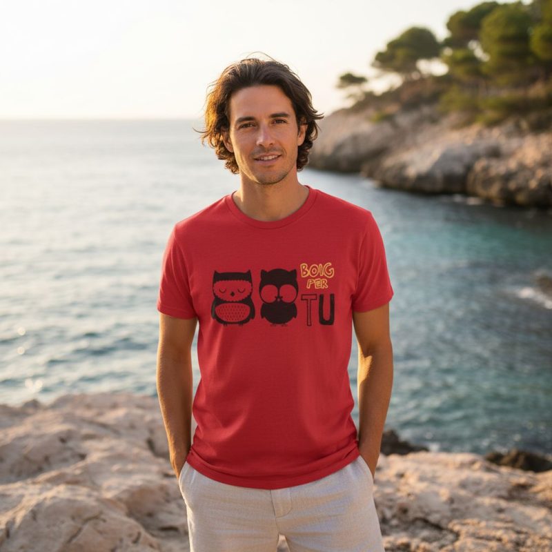 Camiseta «Boig per tu» - foto de estilo de vida