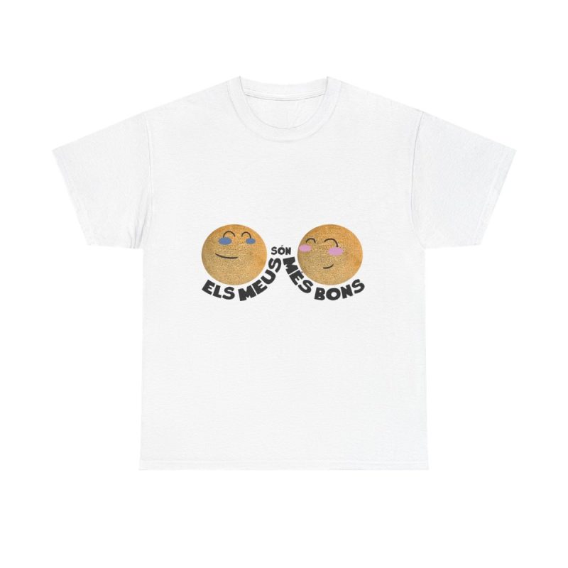 Blanco - Camiseta «Els meus són més bons» Blanco - Camiseta «Els meus són més bons»