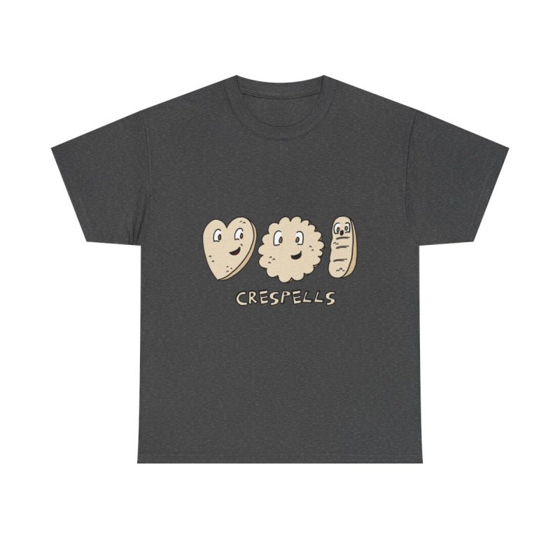 Gris oscuro jaspeado - Camiseta Crespells