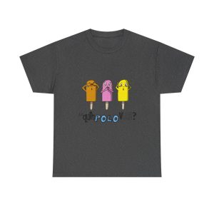 Gris oscuro jaspeado - Camiseta «De quin polo vas, bo?»