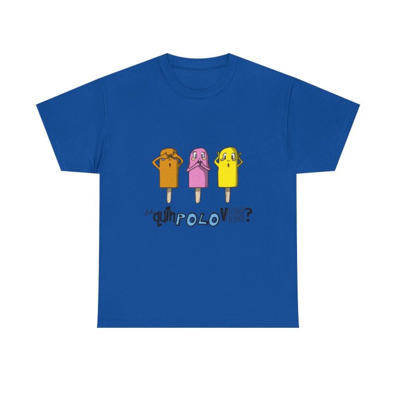Azul royal - Camiseta «De quin polo vas, bo?»