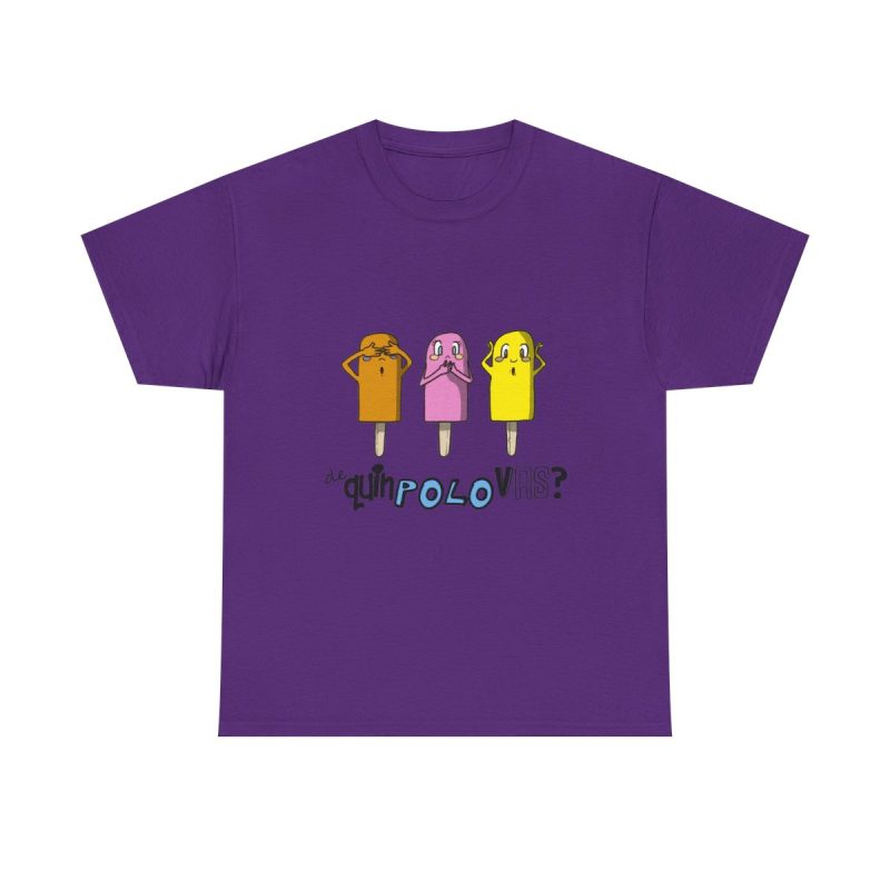 Morado - Camiseta «De quin polo vas, bo?»