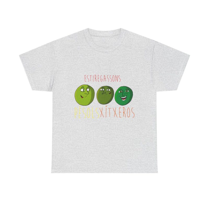 Gris ceniza - Camiseta Pèsols, xítxeros i estiregassons