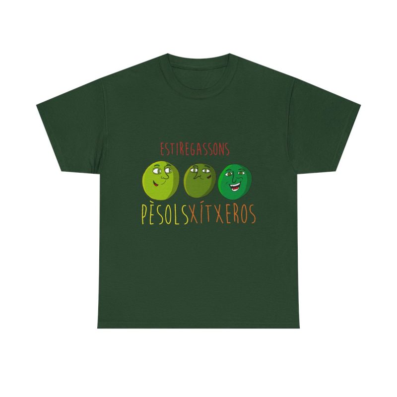 Verde bosque - Camiseta Pèsols, xítxeros i estiregassons