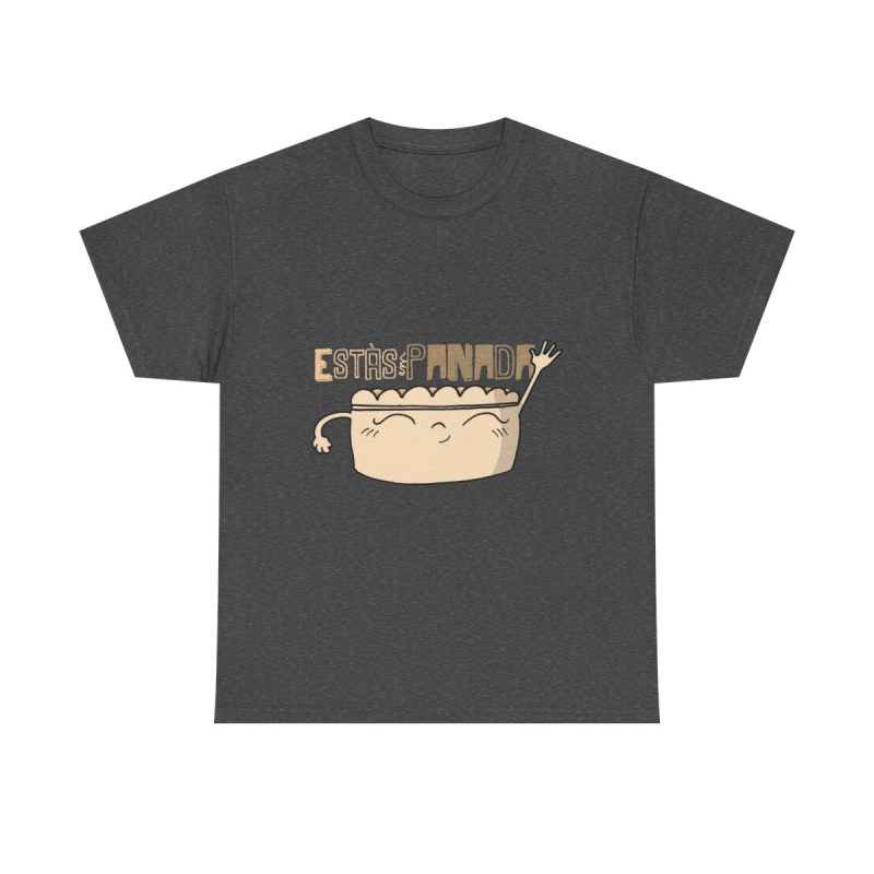 Gris oscuro jaspeado - Camiseta unisex «Estás panada»