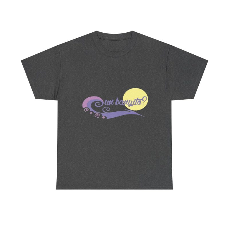 Gris oscuro jaspeado - Camiseta «un banyito?»