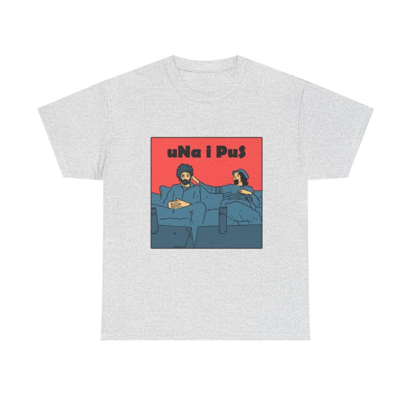 Gris ceniza - Camiseta «Una i pus, amics»