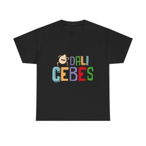 Negro - Camiseta Dali cebes