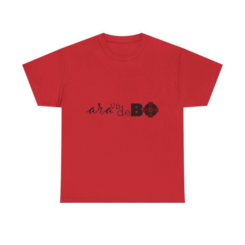 Rojo - Camiseta Ara va de bo i Menorca