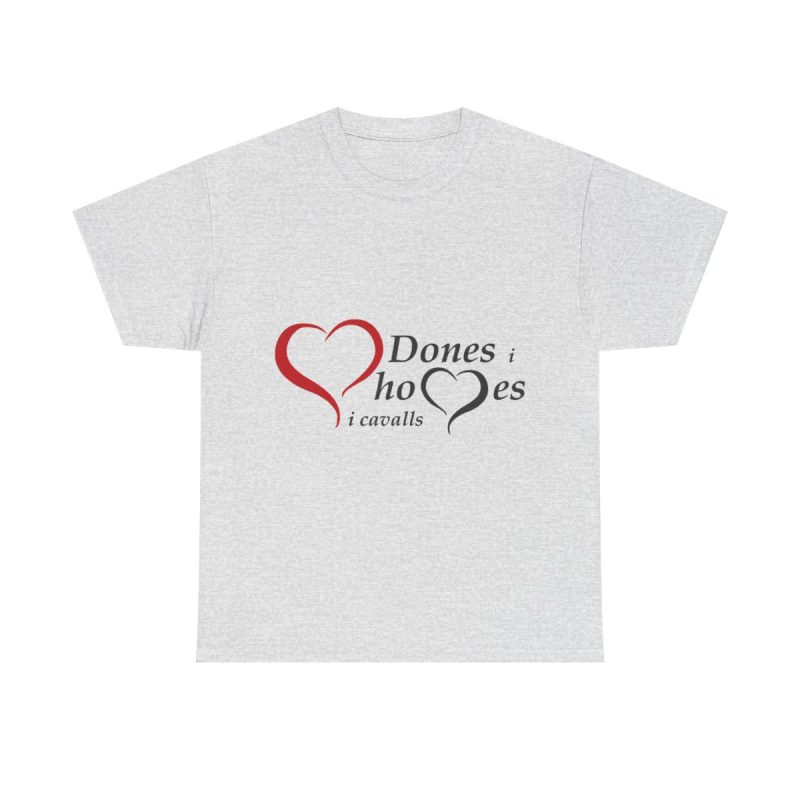Gris ceniza - Camiseta «Dones, homes i cavalls»