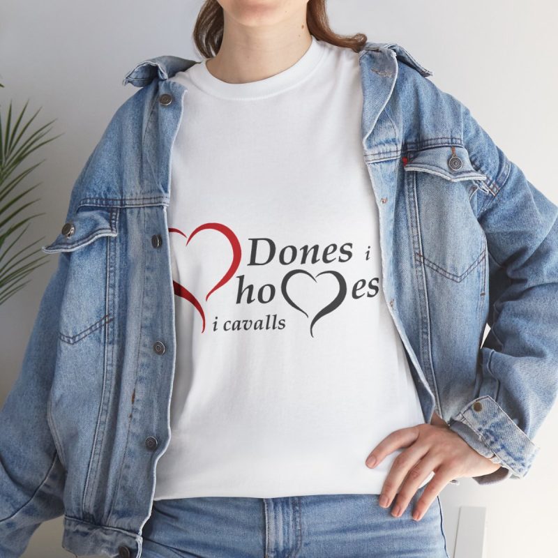 Camiseta «Dones, homes i cavalls»