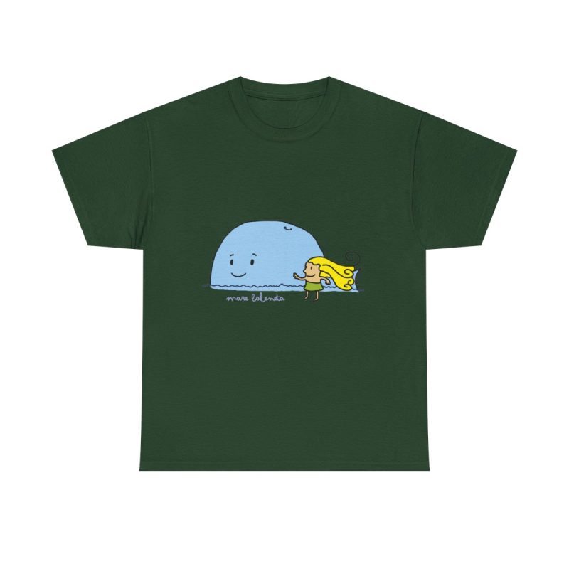 Verde bosque - Camiseta «mare baleneta»