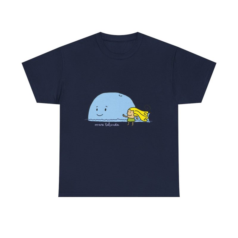 Azul marino - Camiseta «mare baleneta»