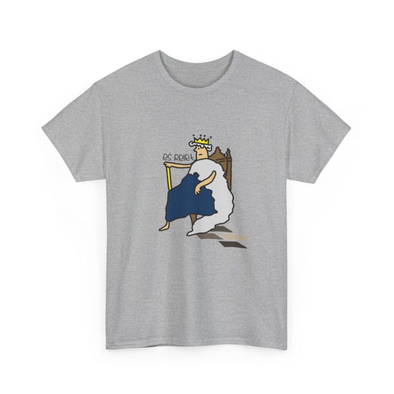 Gris jaspeado - Camiseta «Es reiet»