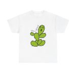 Blanco - Camiseta «Ets un picat» – Figuera de moro Blanco - Camiseta «Ets un picat» – Figuera de moro