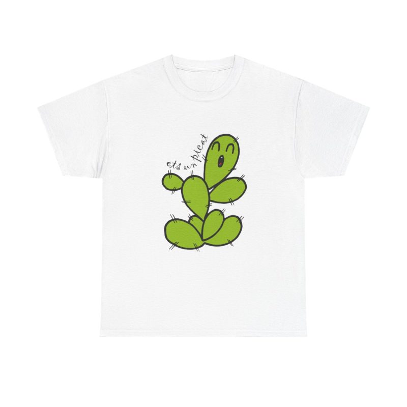 Blanco - Camiseta «Ets un picat» – Figuera de moro Blanco - Camiseta «Ets un picat» – Figuera de moro