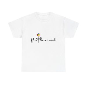 Blanco - Camiseta Flor Romaniál
