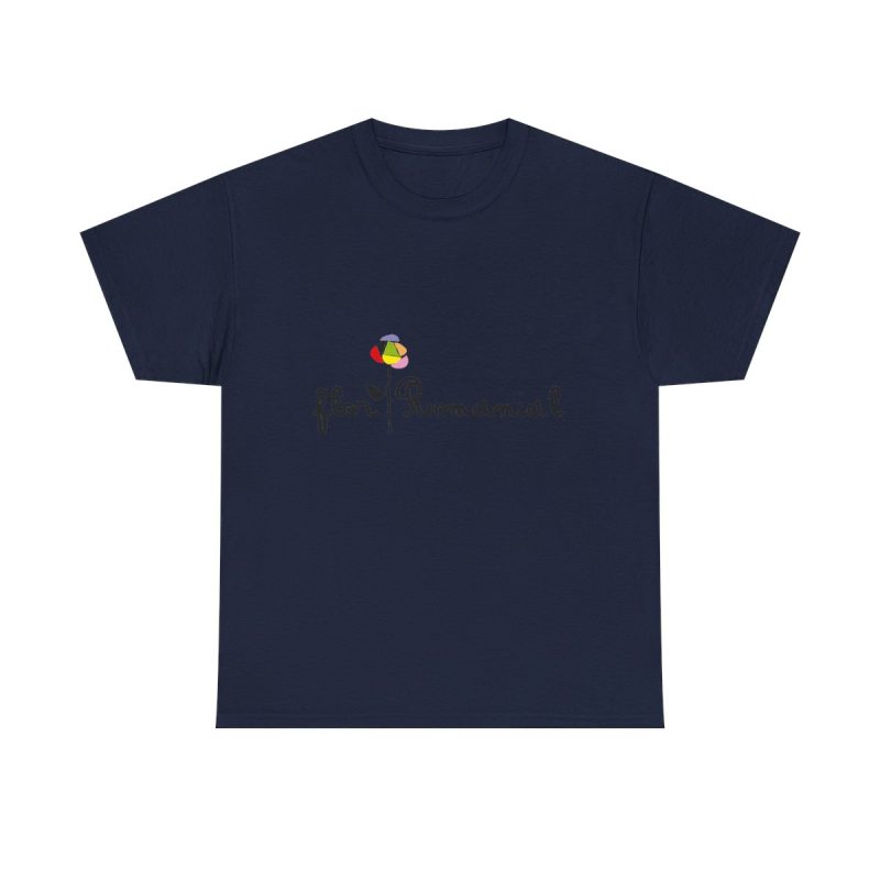 Azul marino - Camiseta Flor Romaniál