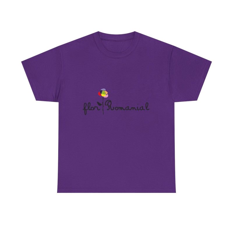 Morado - Camiseta Flor Romaniál