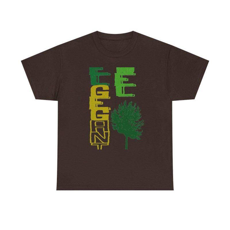 Marron chocolate - Camiseta Gegant des Pi «ELEGANT»