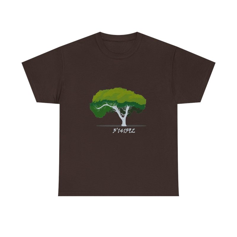 Marron chocolate - Camiseta número pi