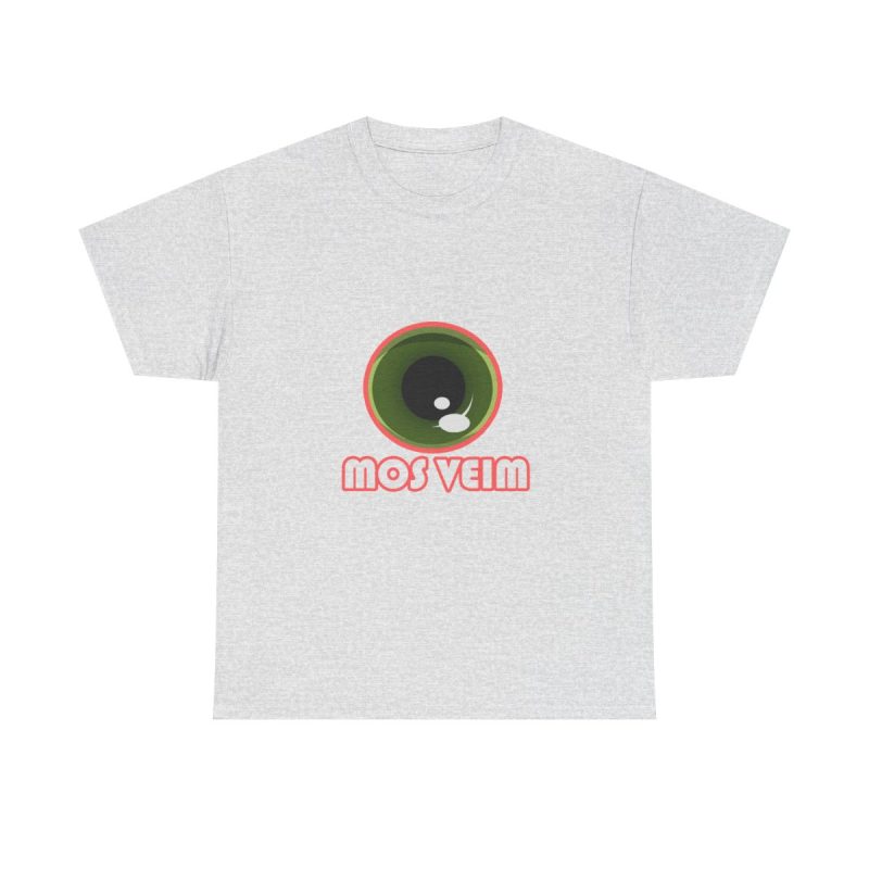 Gris ceniza - Camiseta «Mos veim» rosa