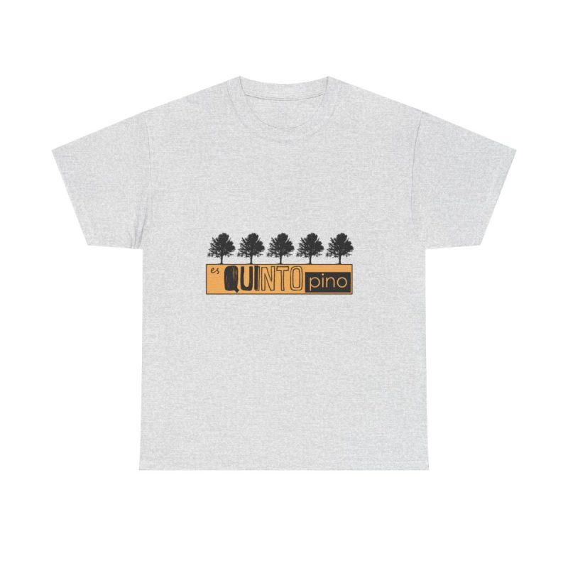 Gris ceniza - Camiseta unisex Quinto Pino Taronja