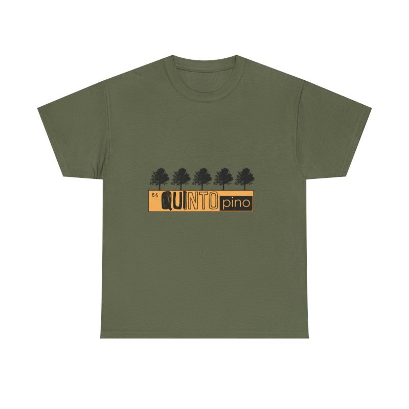 Verde militar - Camiseta unisex Quinto Pino Taronja