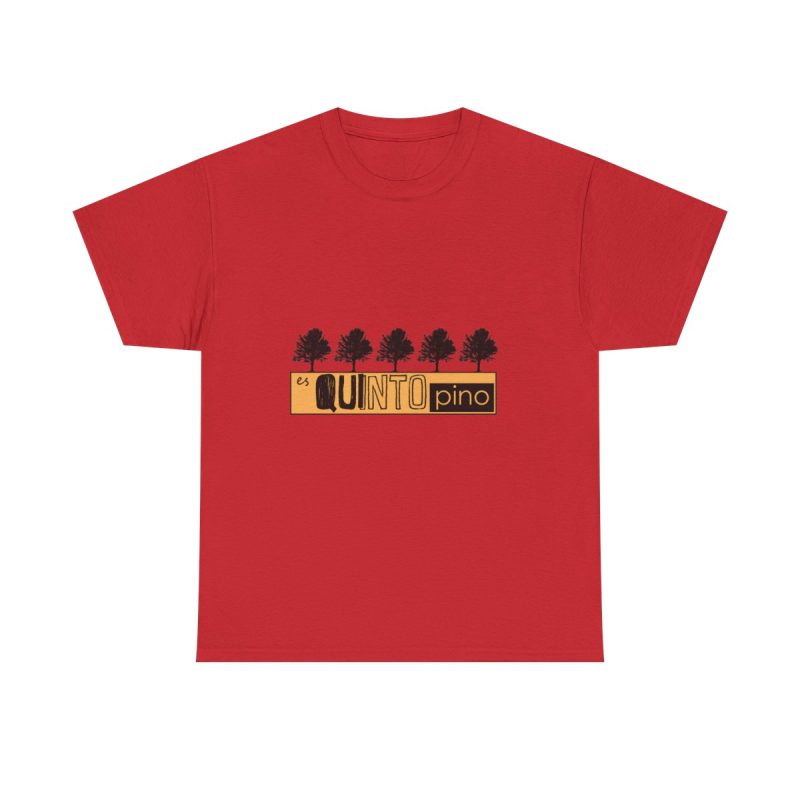 Rojo - Camiseta unisex Quinto Pino Taronja