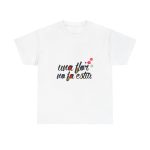 Blanco - Camiseta «Una flor no fa estiu» Blanco - Camiseta «Una flor no fa estiu»