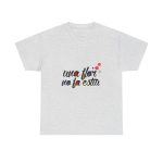 Gris ceniza - Camiseta «Una flor no fa estiu» Gris ceniza - Camiseta «Una flor no fa estiu»
