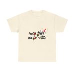 Natural - Camiseta «Una flor no fa estiu» Natural - Camiseta «Una flor no fa estiu»