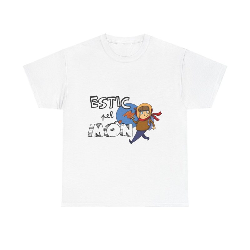 Blanco - Camiseta «Estic pel món» Blanco - Camiseta «Estic pel món»
