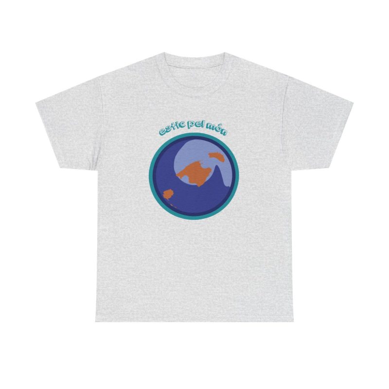 Gris ceniza - Camiseta «Estic pel món redó»