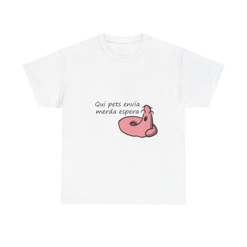 Blanco - Camiseta «Qui pets envia» Blanco - Camiseta «Qui pets envia»
